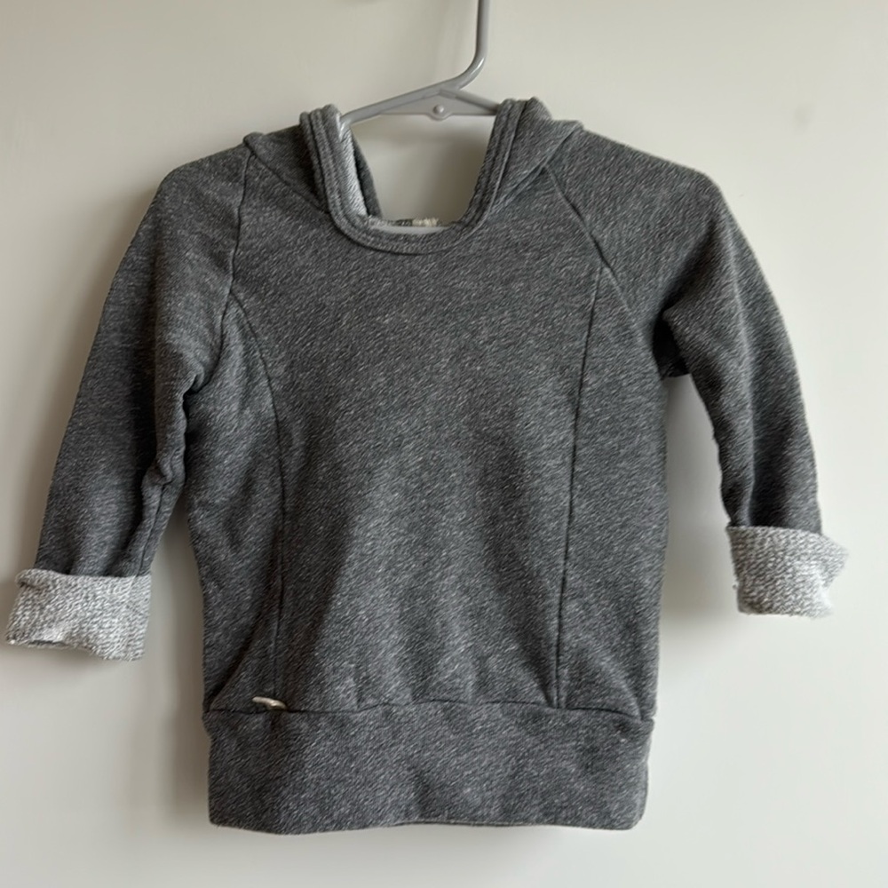 Heather Gray Childhoods Beach Hoodie 12-18M